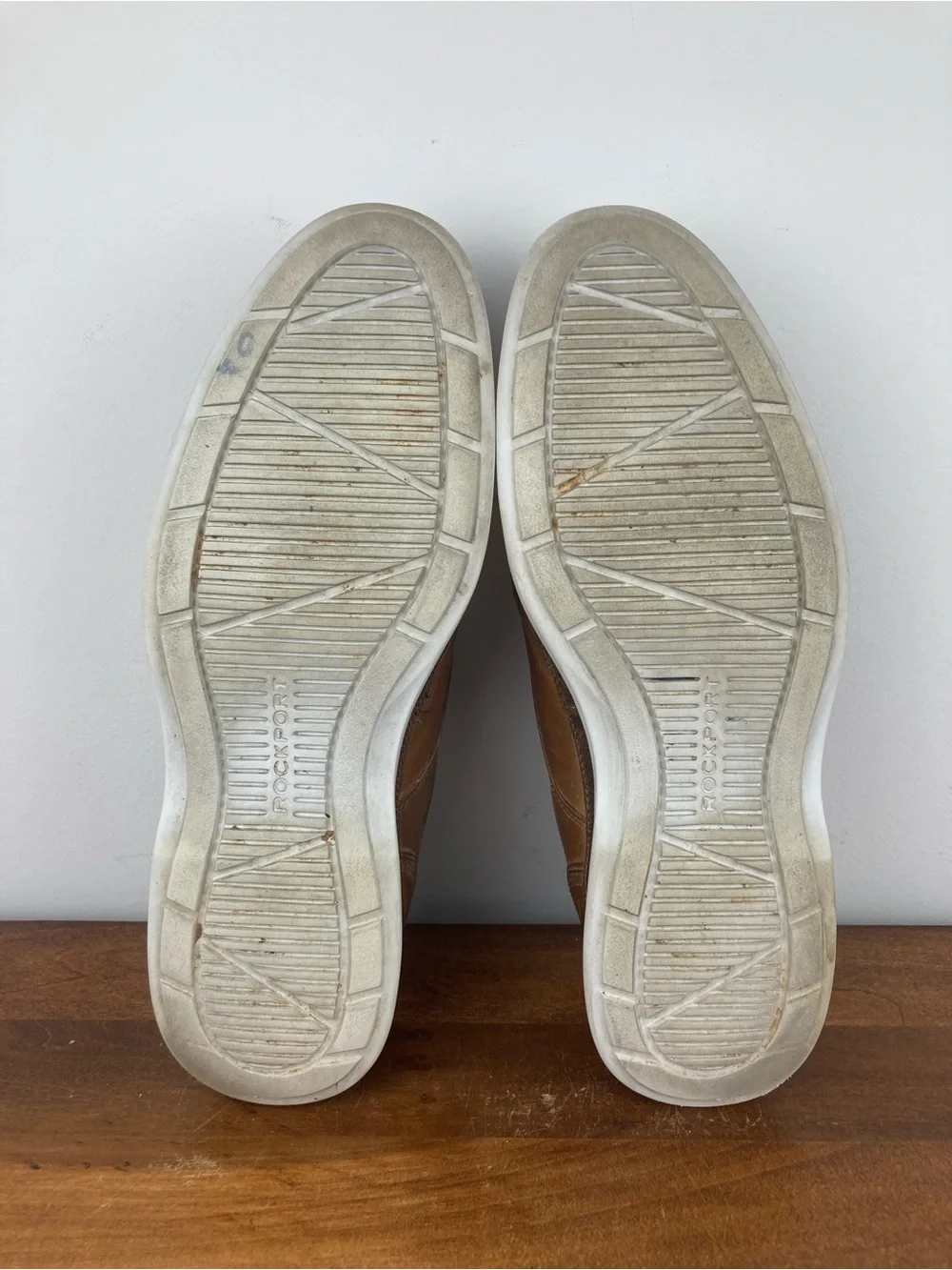 Rockport DresSports Oxford Shoes Caramel Leather CH1289 Men’s Size 10.5M.